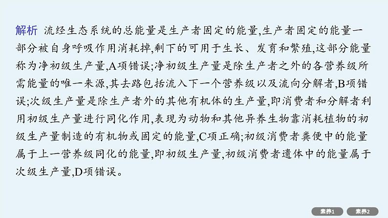 2025届生物高考  二轮复习  细胞的生存需要能量和营养物质  素养整合_诠释应用 课件第5页