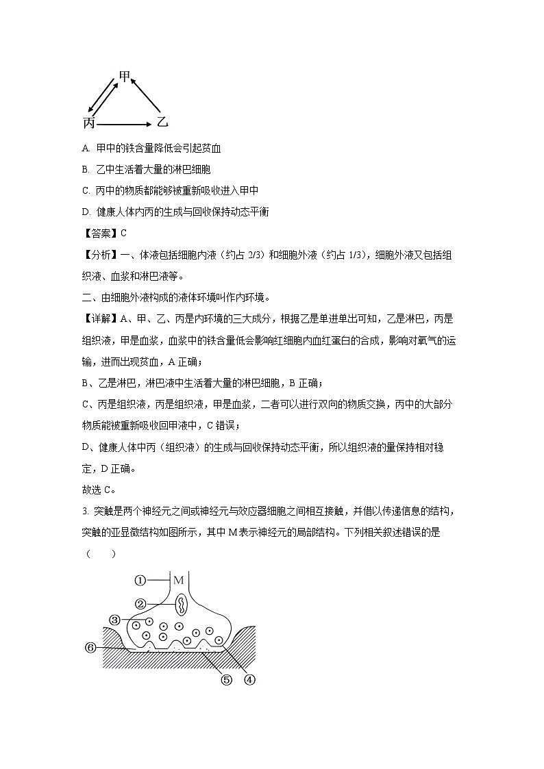2024~2025学年贵州省黔东南苗族侗族自治州高二(上)11月期中考试生物试卷(解析版)第2页