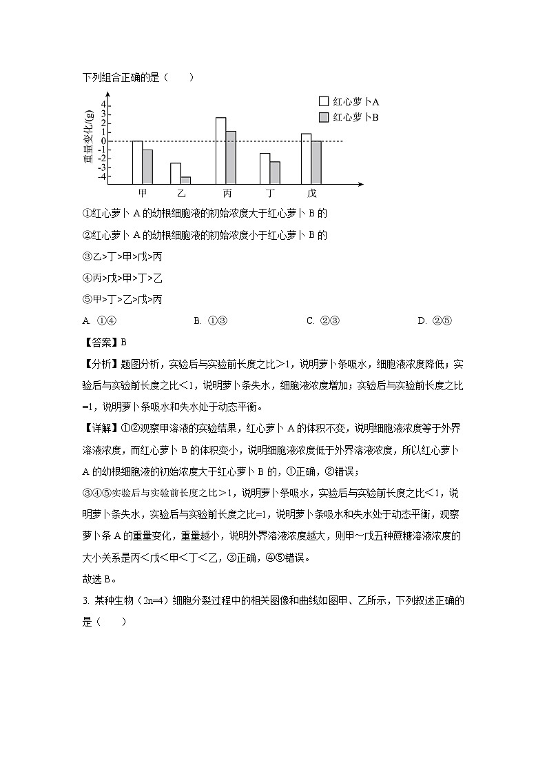 2024~2025学年甘肃省兰州市兰州新区片区联考高二(上)期中生物试卷(解析版)第2页