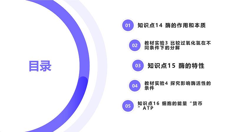 2025届高考生物基础练习第三章 第1节 酶与ATP课件第1页