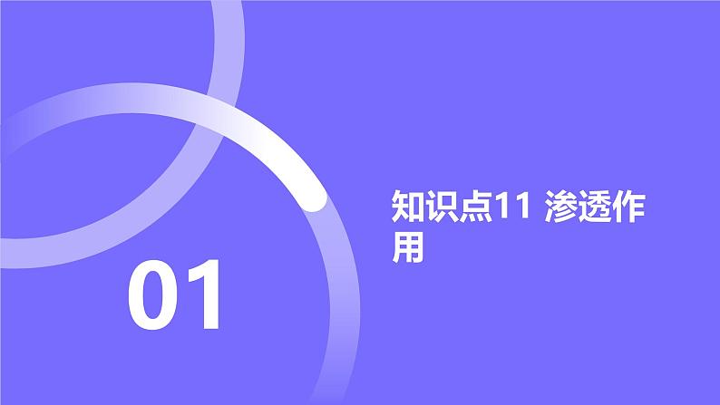 2025届高考生物基础练习第二章 第3节 细胞的物质输入和输出课件第2页