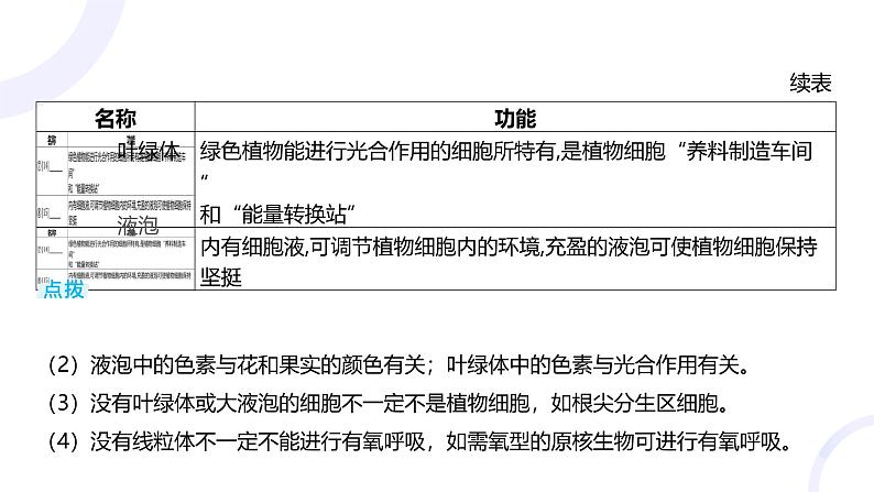 2025届高考生物基础练习第二章 第2节 细胞器和细胞的生物膜系统课件第7页