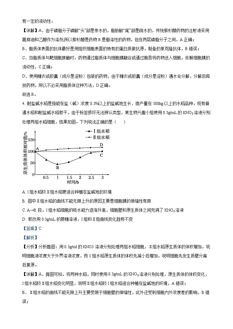 湖南省岳阳市岳阳县第一中学2024-2025学年高三上学期11月期中生物试题（解析版）-A4第3页