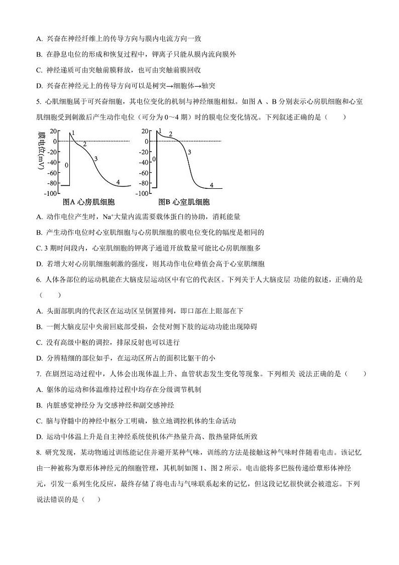 生物-河南省郑州市十校联考2024-2025学年高二上学期11月期中考试第2页