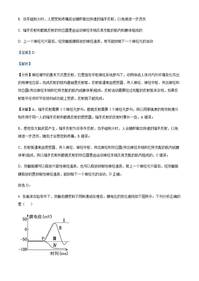 四川省绵阳市重点高中2024-2025学年高二上学期11月期中考试生物试题含答案第3页