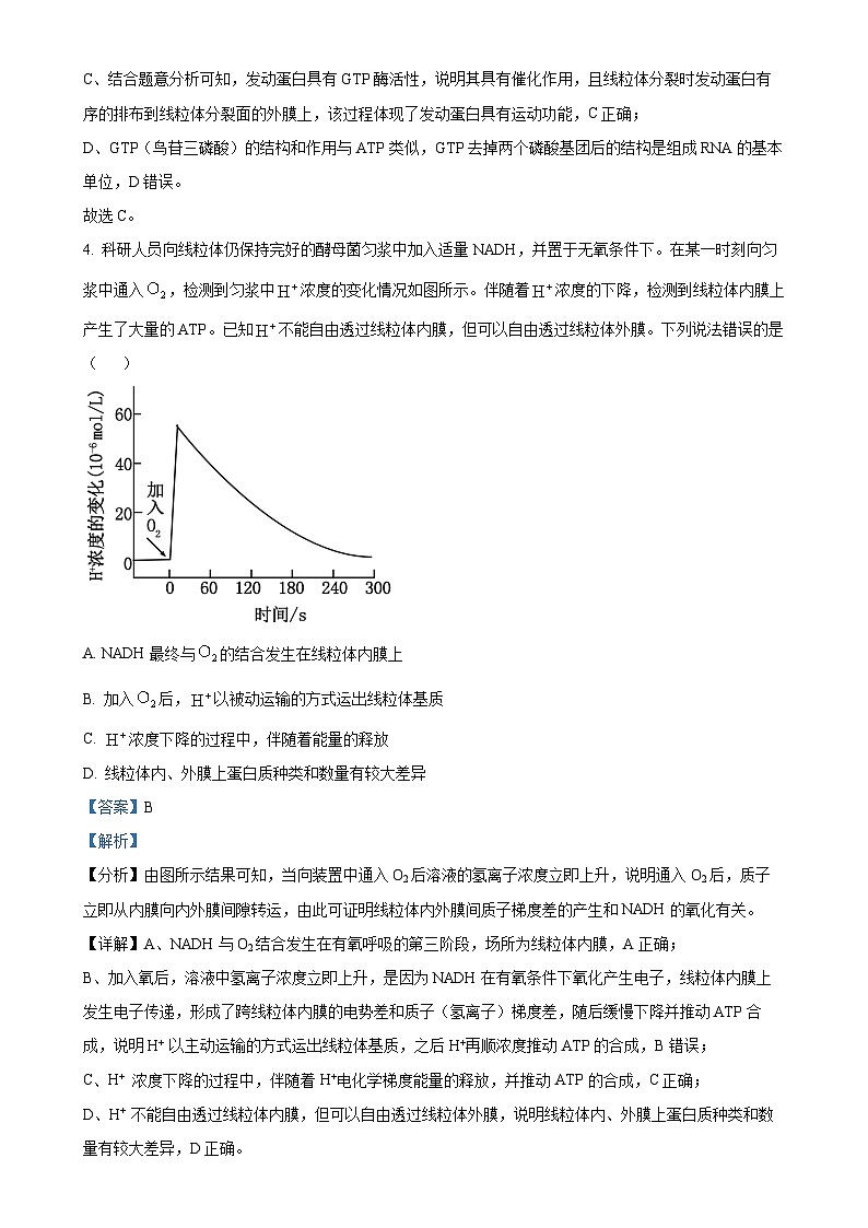 山东省潍坊市2024-2025年高三上学期期中考试生物试题（解析版）-A4第3页