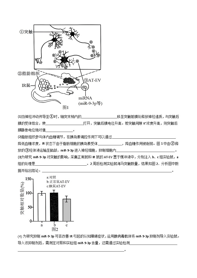 专题20 动物生命活动调节的综合（原卷卷）第3页