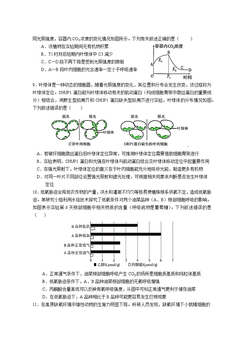 2025广东省实验中学高三上学期10月月考生物试题无答案第3页