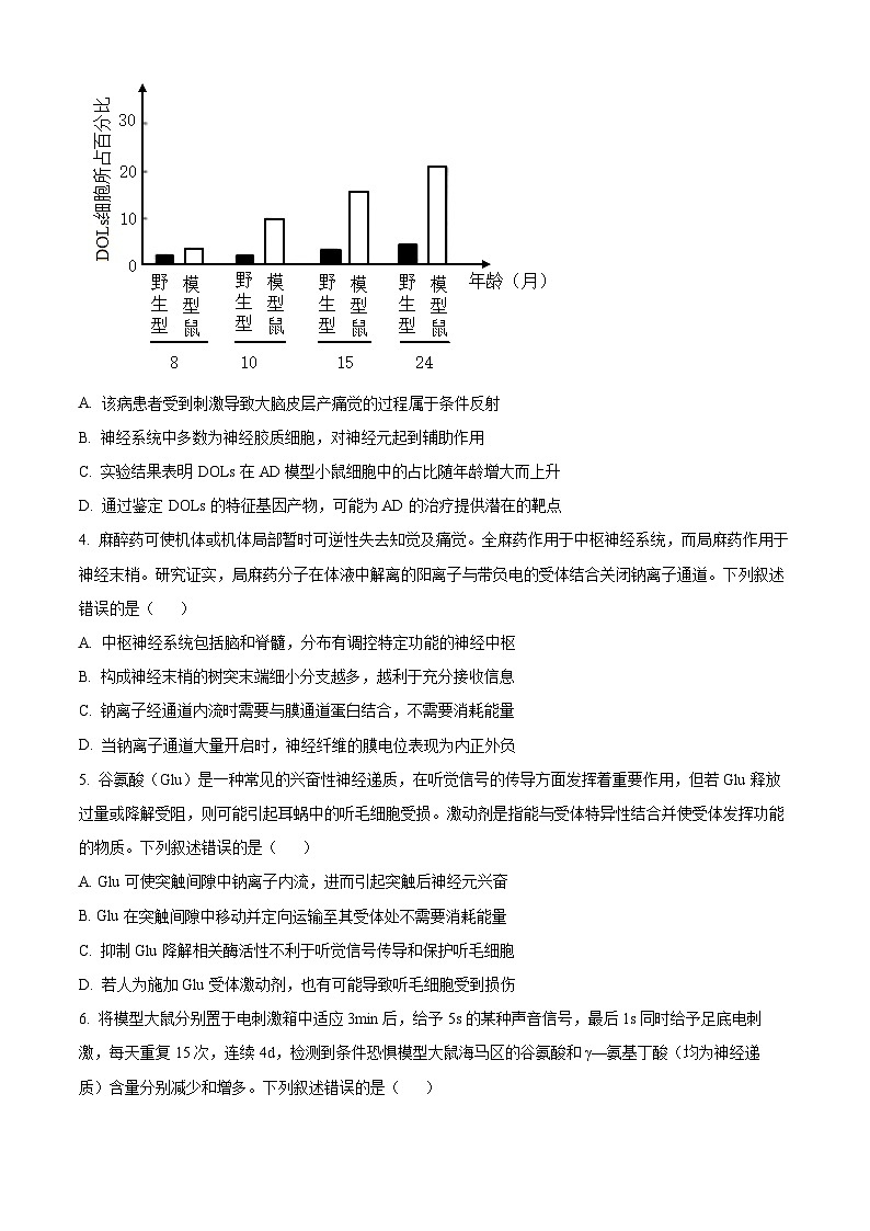 山东省临沂市2024-2025学年高二上学期期中考试生物试题无答案第2页