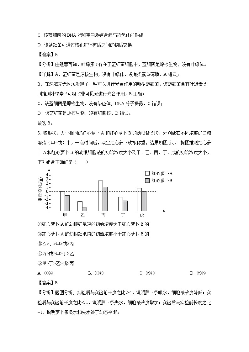 湖南省多校联考2024-2025学年高二(上)11月期中考试生物试卷（解析版）第2页