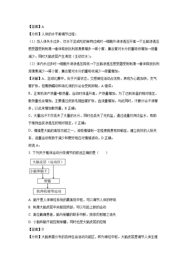 河南省驻马店市高二期中环际大联考2024-2025学年高二(上)11月期中生物试卷（解析版）第2页