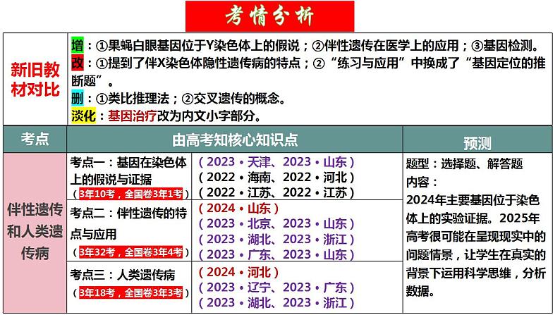 第17讲 伴性遗传和人类遗传病（精美课件）-【高考一轮】2025年高考生物一轮复习课件（新教材新高考）第4页