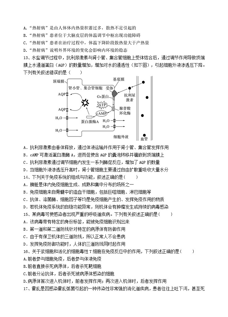 广东省汕头市2023_2024学年高二生物上学期期中试题第3页