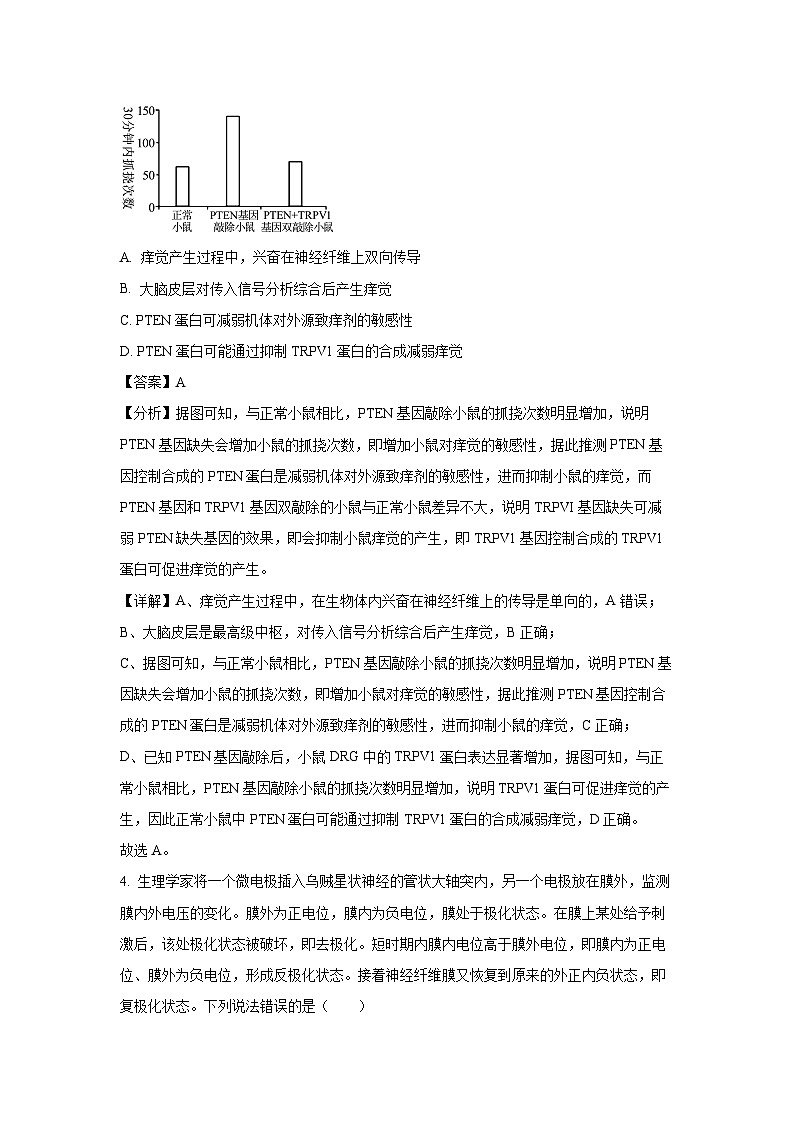 山东省潍坊市2024-2025学年高二上学期期中考试生物试卷（解析版）第3页