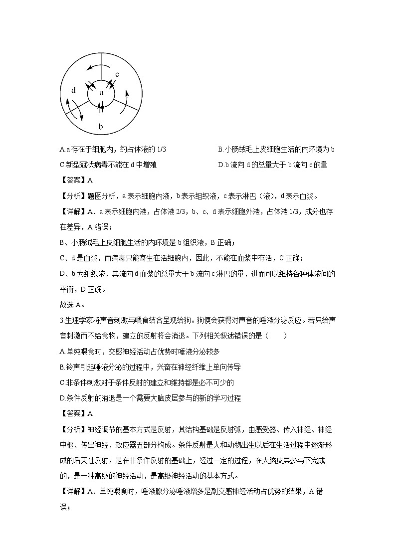 四川省凉山彝族自治州西昌市2024-2025学年高二上学期期中检测生物试卷（解析版）第2页