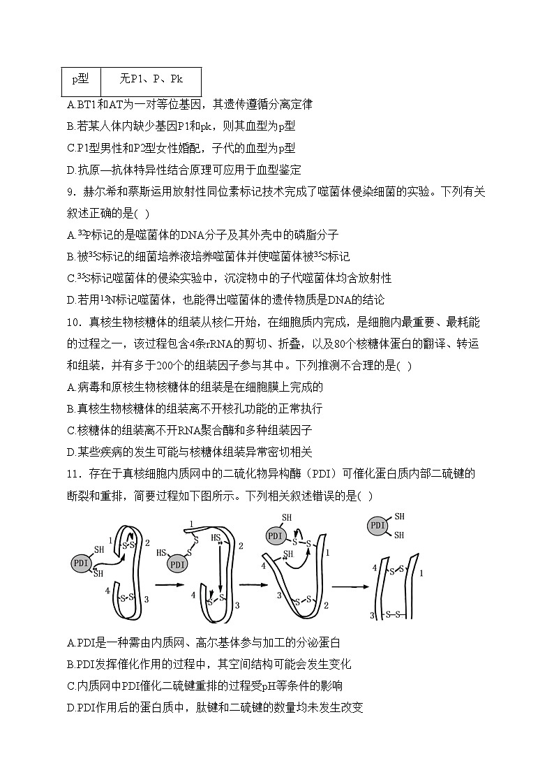 福建省金科大联考2025届高三上学期11月测评生物试卷(含答案)第3页
