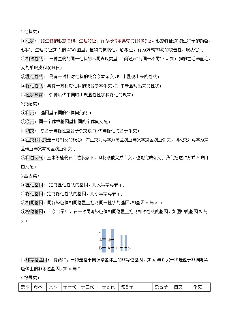 专题07 遗传因子的发现（知识梳理+2大考点精讲精练+实战训练）（解析版）第2页