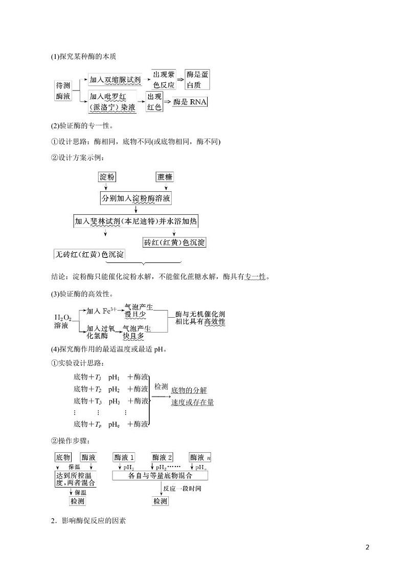 《高中知识清单》生物（专题）-专题03 酶与ATP（讲）（原卷+解析版）第2页