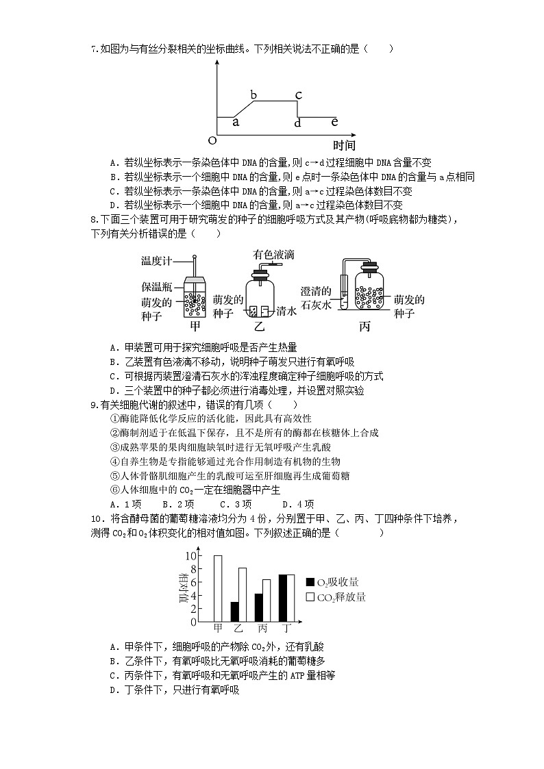四川省宜宾市三中教育集团2023-2024学年高一上学期生物期末冲刺卷（三）试卷（Word版附答案）第2页
