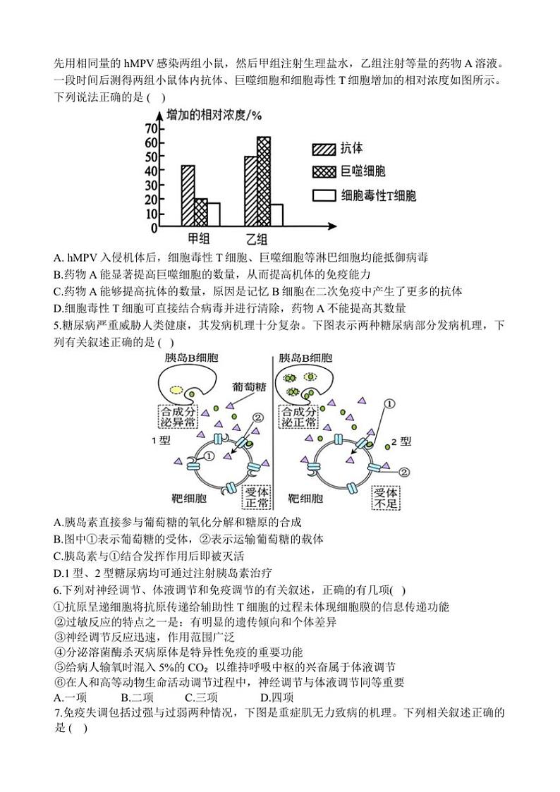 2024～2025学年辽宁省七校协作体高二(上)12月月考生物试卷(含答案)第2页
