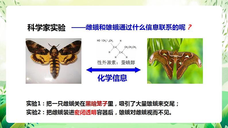 人教版高中生物选择性必修二3.4《生态系统的信息传递》（教学课件）第6页