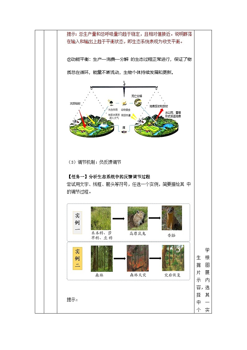 人教版高中生物选择性必修二3.5《生态系统的稳定性》（教学设计）第3页