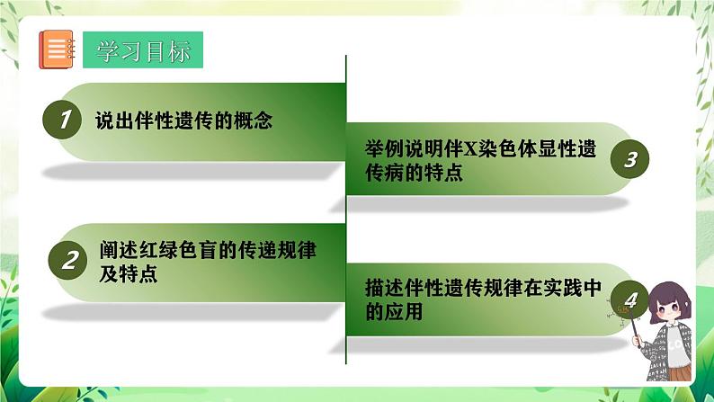 人教版高中生物必修二2.3《伴性遗传》（教学课件）第2页