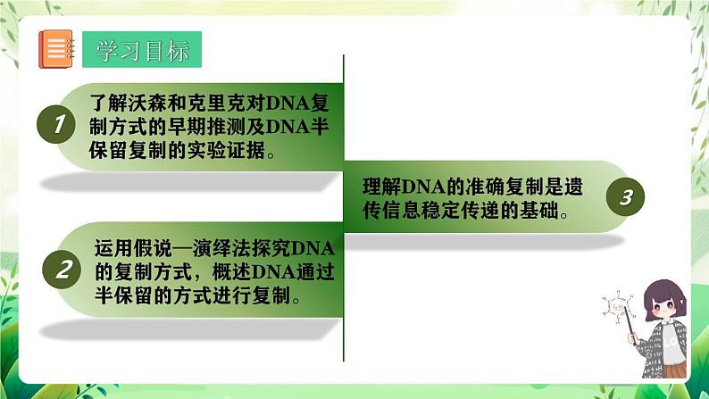 人教版高中生物必修二3.3《DNA的复制》（教学课件）第2页