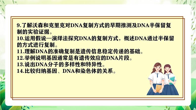 人教版高中生物必修二第3章《基因的本质》（单元解读课件）第5页