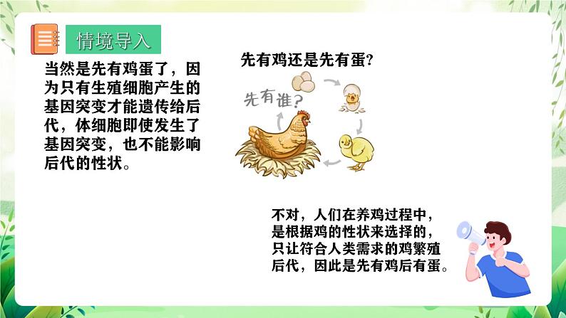 人教版高中生物必修二6.3.1《种群基因组成的变化》（教学课件）第3页