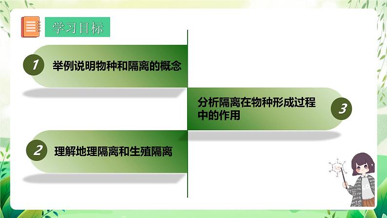 人教版高中生物必修二6.3.2《隔离在物种形成中的作用》（教学课件）第2页