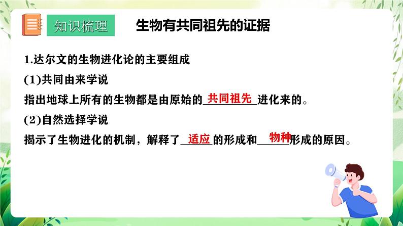 人教版高中生物必修二第6章《生物的进化》（单元复习课件）第7页