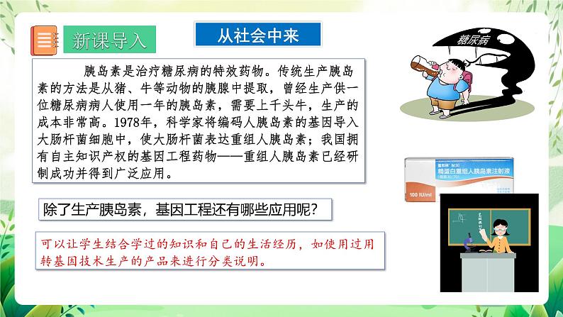 人教版高中生物选择性必修三3.3《基因工程的应用》（教学课件）第2页