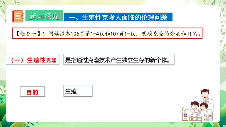 人教版高中生物选择性必修三4.2《关注生殖性克隆人》（教学课件）第3页