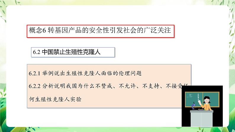 人教版高中生物选择性必修三第4章《生物技术的安全性与伦理的问题》（单元解读课件）第3页