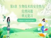 人教版高中生物选择性必修三第4章《生物技术的安全性与伦理的问题》单元解读课件+单元复习课件+知识清单+单元测试卷