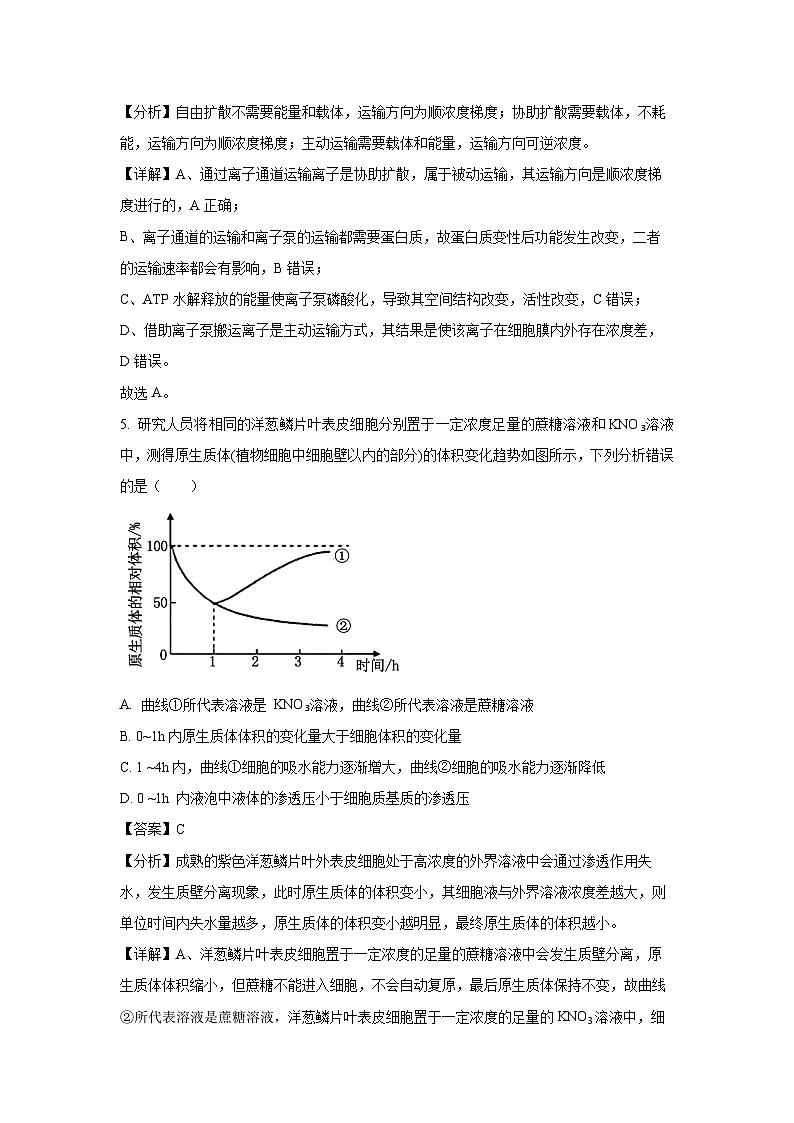 河南省洛阳市2023-2024学年高一（上）期末生物试卷（解析版）第3页