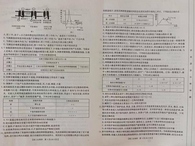 青海省部分高中2024-2025学年高三上学期12月联考生物试卷第2页