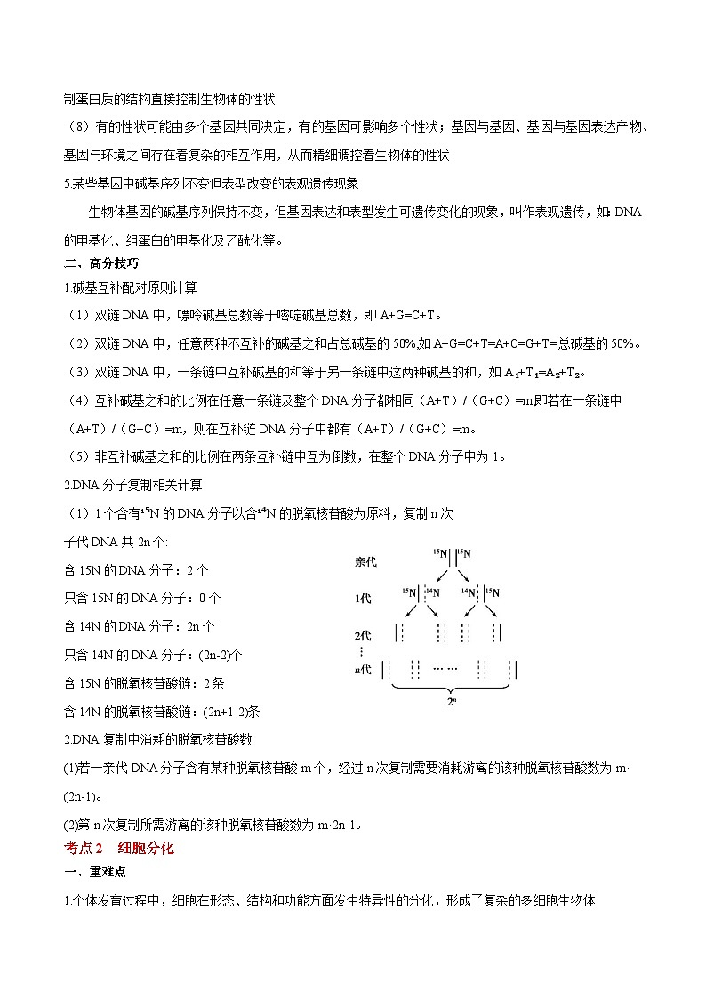 专题05  遗传的分子学基础和细胞分化-2025年高考生物 热点 重点 难点 专练（北京专用）（解析版）第3页