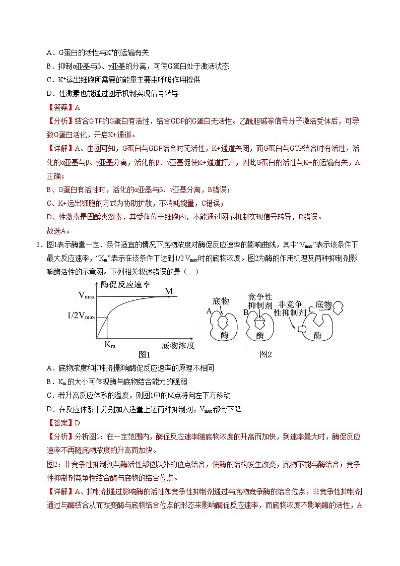 八省2025届高三“八省联考”考前猜想卷生物（15+5）全解全析第2页