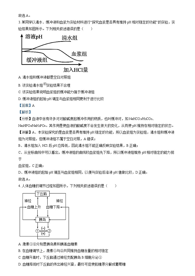 湖南省岳阳市岳阳县第一中学2024-2025学年高二上学期12月月考生物试题（解析版）第2页