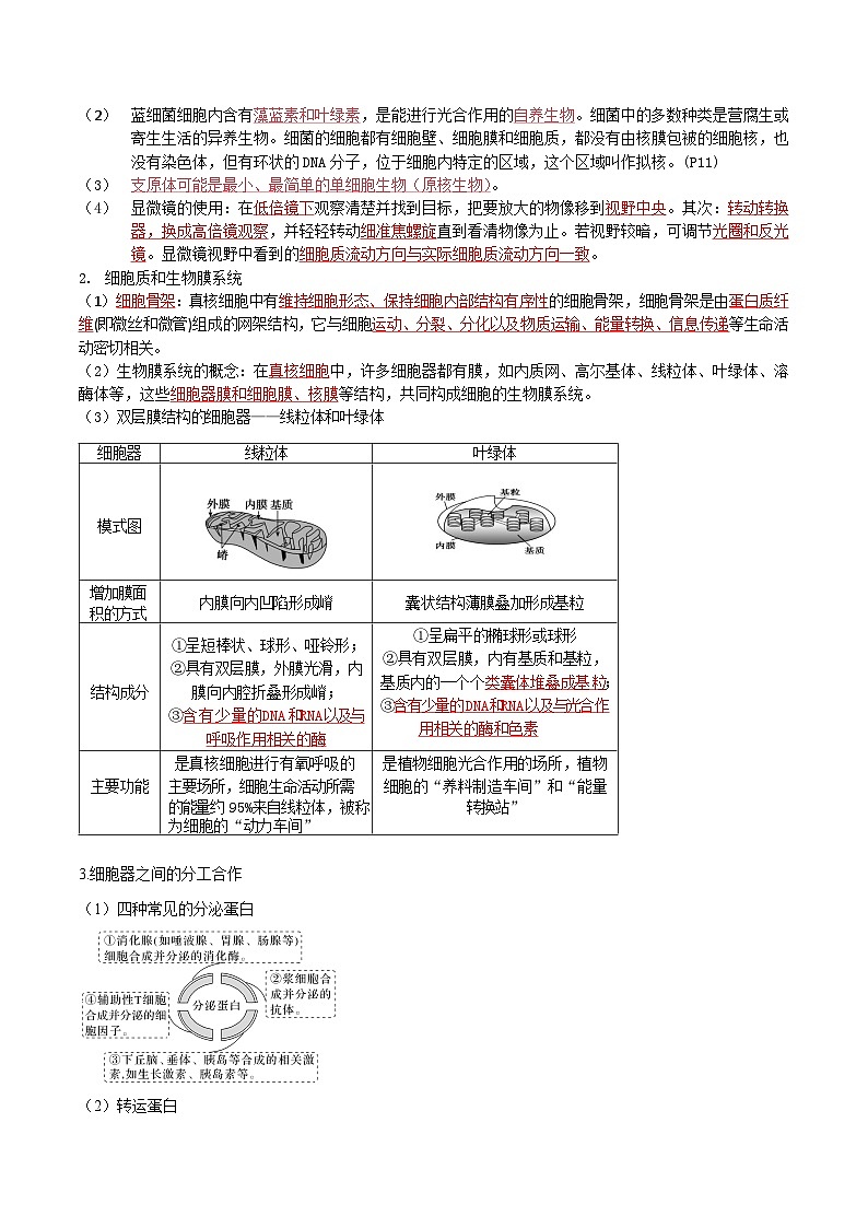 专题02 细胞的结构基础-2025年高考生物 热点 重点 难点 专练（西北四省专用）（陕西、山西、宁夏、青海）（解析版）第2页