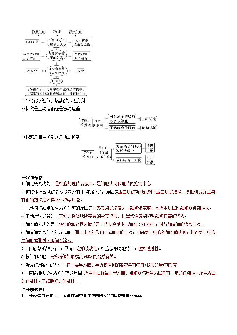 专题02 细胞的结构基础-2025年高考生物 热点 重点 难点 专练（西北四省专用）（陕西、山西、宁夏、青海）（解析版）第3页