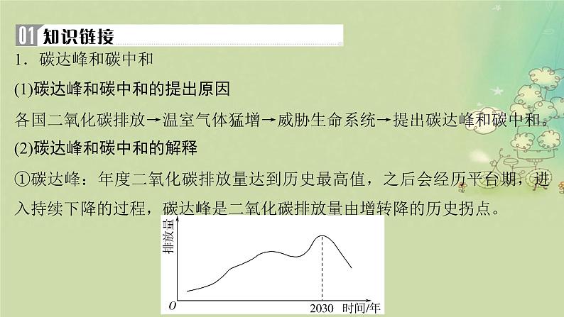 2025届高考生物二轮专题复习与测试板块五生物与环境命题最前沿十一碳达峰和碳中和生态浮床和水污染治理课件第2页