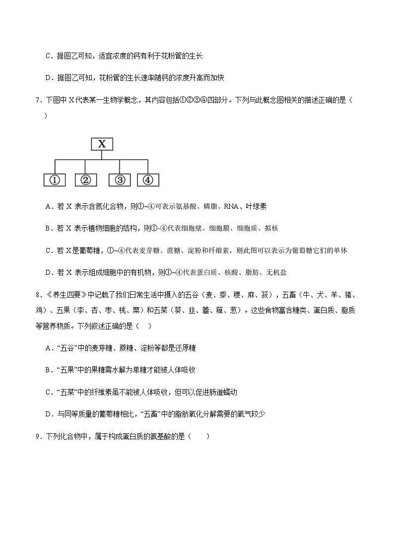 河南省新蔡县第一高级中学2025届高三上学期12月月考生物试卷含答案第3页