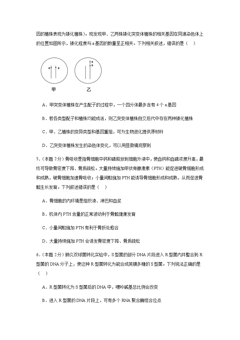 福建师范大学附属中学2024-2025学年高三上学期12月模拟考试生物试卷含答案第3页