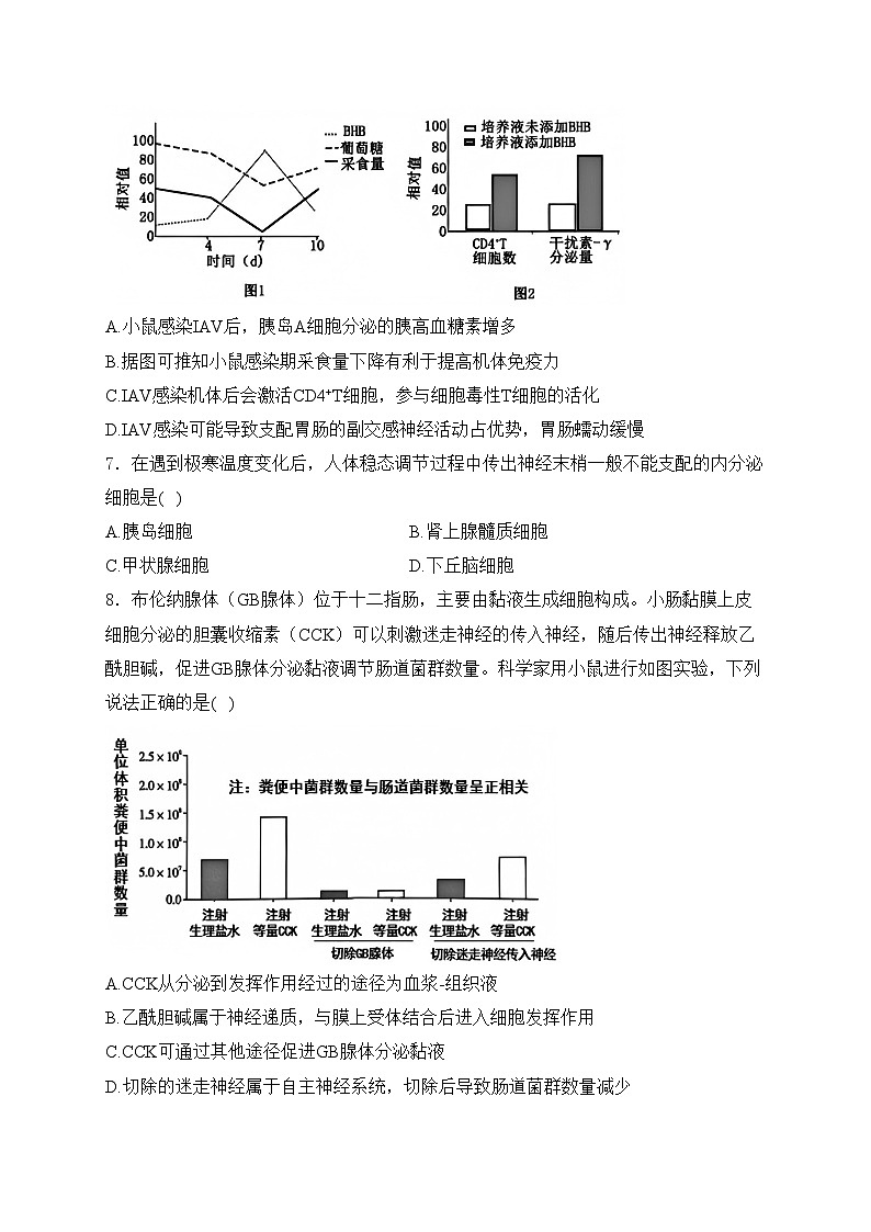 山东省德州市优高联盟九校2025届高三上学期1月联考生物试卷(含答案)第3页