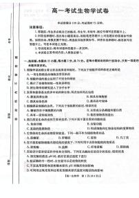 辽宁省辽阳市2024-2025学年高一上学期期末考试生物试卷（PDF版附答案）