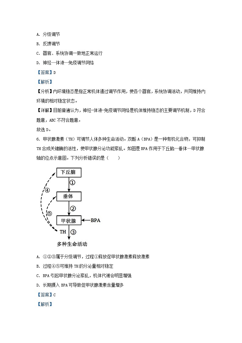 四川省自贡市2023_2024学年高二生物上学期期中试题含解析第3页