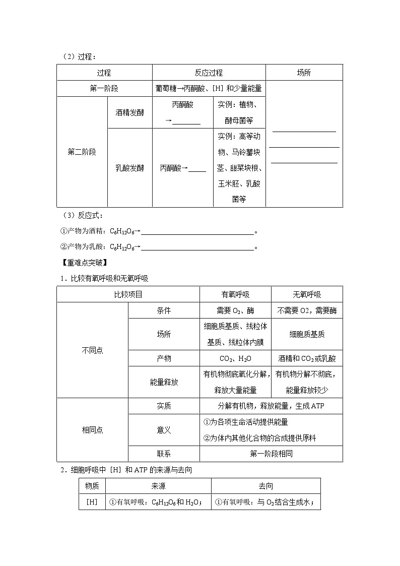 专题08_细胞呼吸的原理及其应用(教师版)第2页